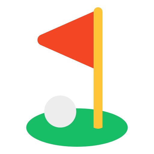 Golf course Generic Flat icon