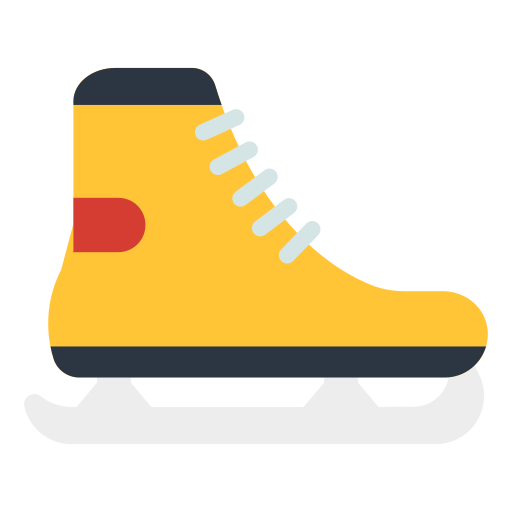 patinar sobre hielo icono gratis