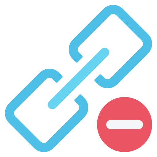 vínculo de retroceso icono gratis