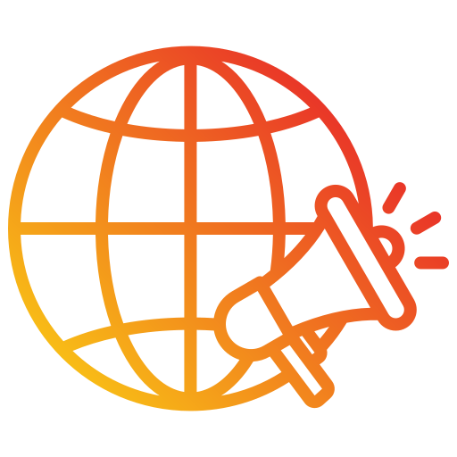 Global marketing free icon