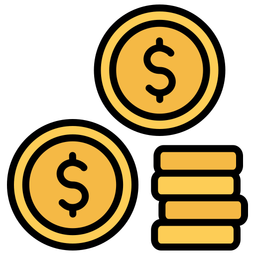 Earning free icon
