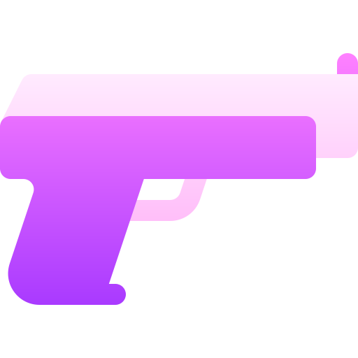 Gun Basic Gradient Gradient icon