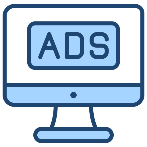 publicidad digital icono gratis