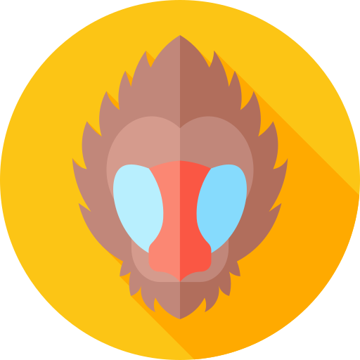 mandril icono gratis