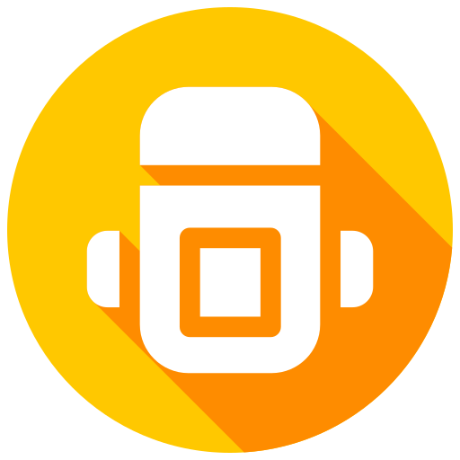 bolsa para la escuela icono gratis