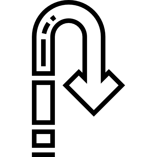 U turn free icon