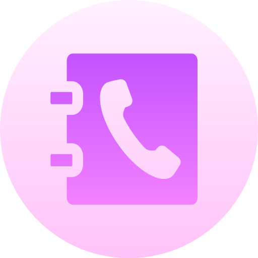 directorio telefónico icono gratis