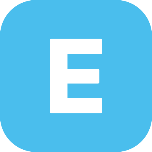 letra e icono gratis