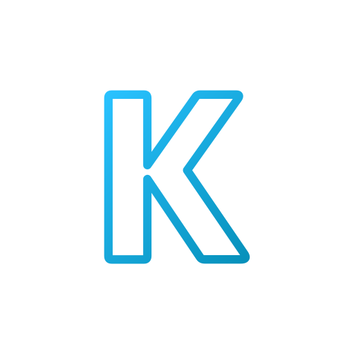 편지 k 무료 아이콘