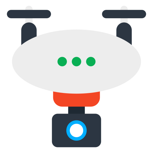 drone con cámara icono gratis