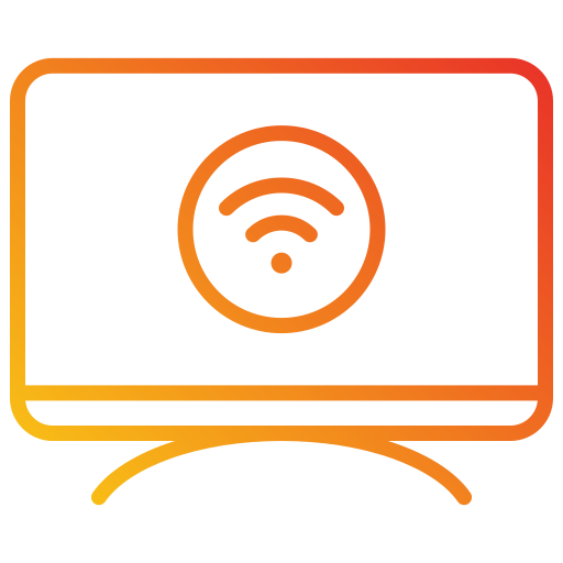 televisión inteligente icono gratis