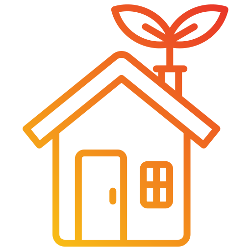 casa ecológica icono gratis