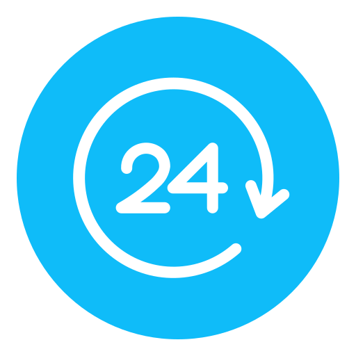 24 hours Generic Flat icon