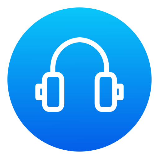 Earphone Generic Flat Gradient icon