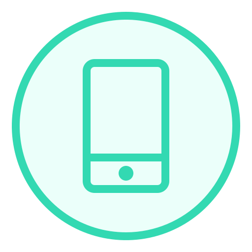 Smartphone Generic Outline Color icon