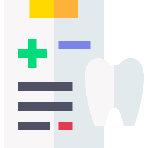 informe dental icono gratis