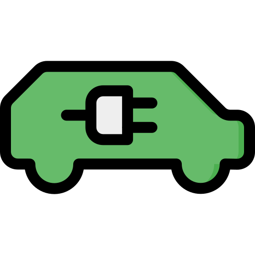 coche eléctrico icono gratis