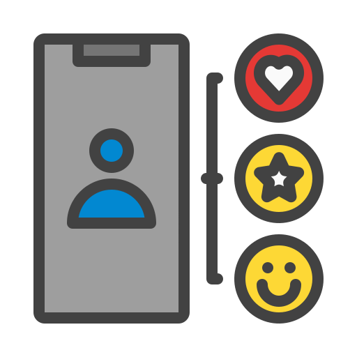 medios de comunicación social icono gratis