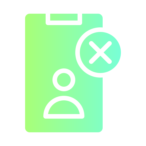 dejar de seguir icono gratis