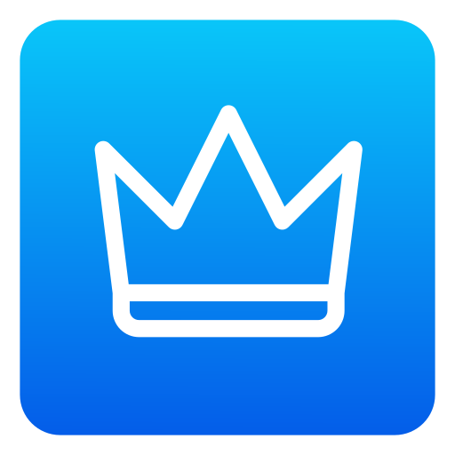 Crown Generic Flat Gradient icon