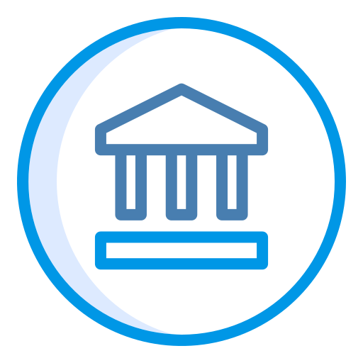 Bank Generic Blue icon