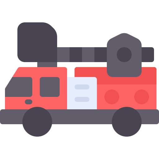 coche de bombero icono gratis