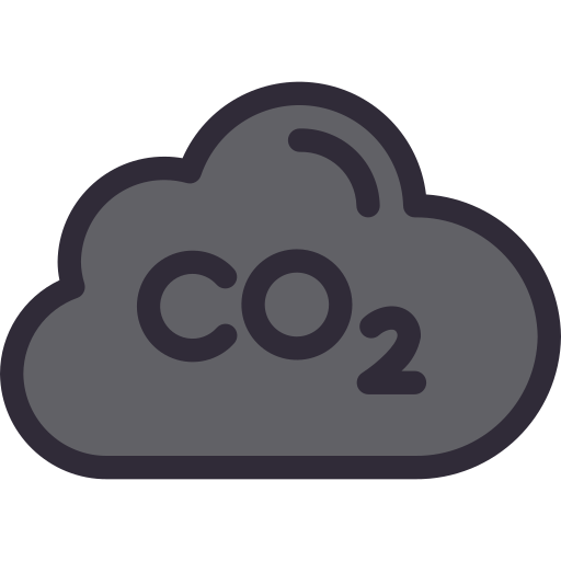 nube de co2 icono gratis