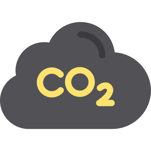 CO2 cloud Generic Flat icon