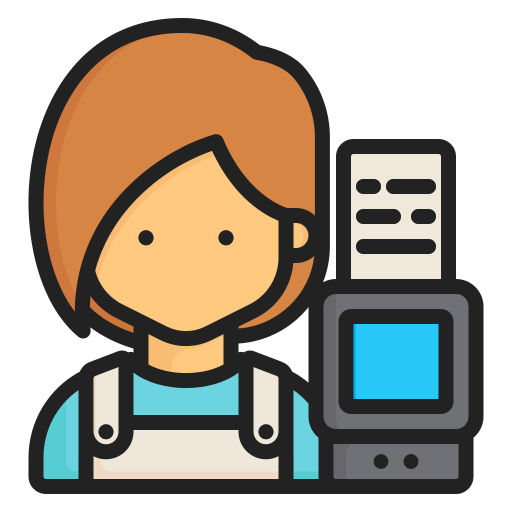 Cashier machine - free icon