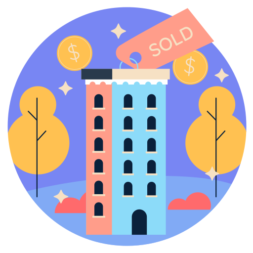 Real estate free sticker