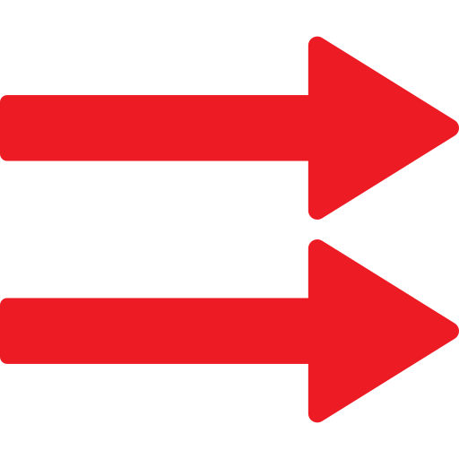 flecha correcta icono gratis