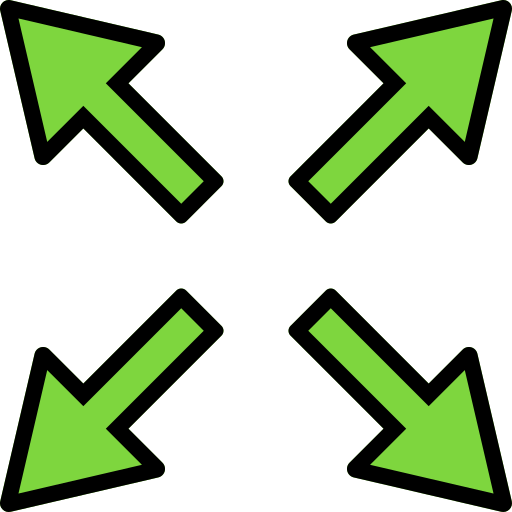 Maximize Free Arrows Icons