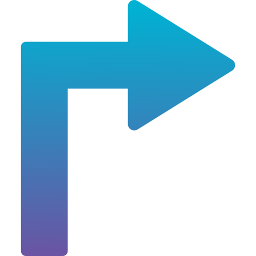 biegen sie rechts ab kostenlos Icon biegen sie rechts ab kostenlos Icon