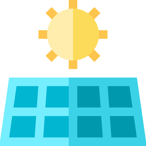 energía solar icono gratis