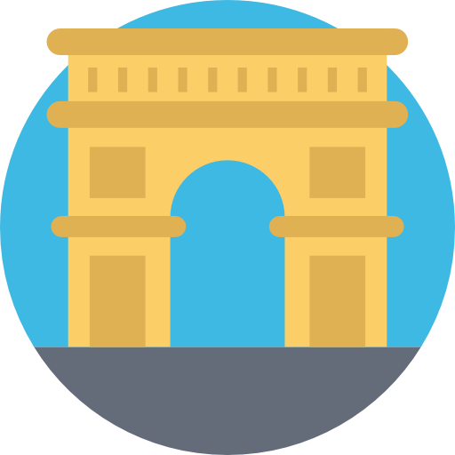 Arc de triomphe free icon Arc de triomphe free icon