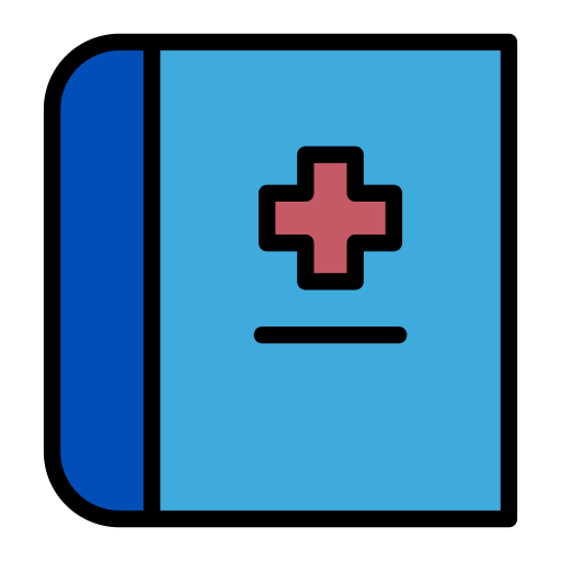 libro medico icono gratis