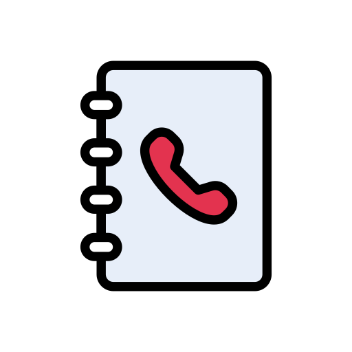 libreta de contactos icono gratis