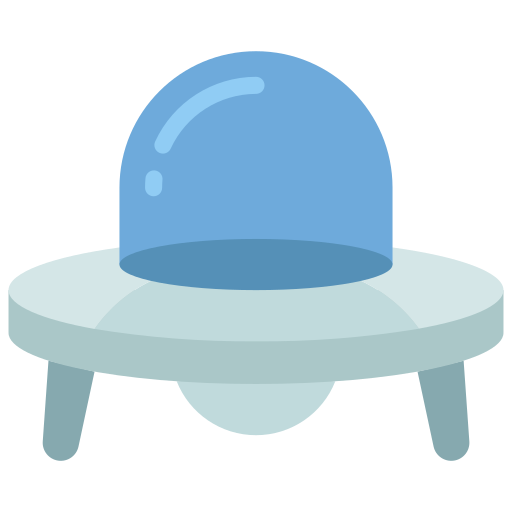 Ufo Juicy Fish Flat icon