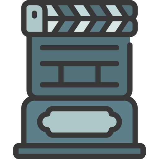 claqueta de cine icono gratis