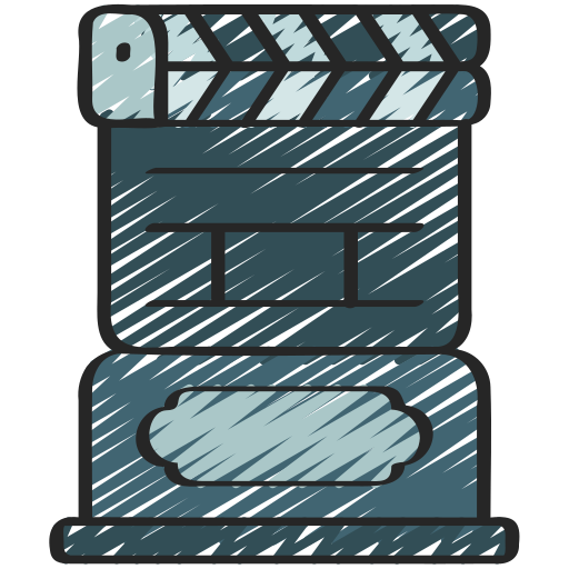 claqueta de cine icono gratis