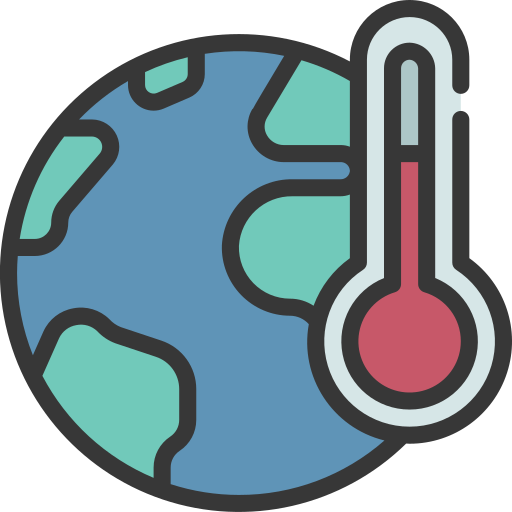 Global warming Juicy Fish Soft-fill icon