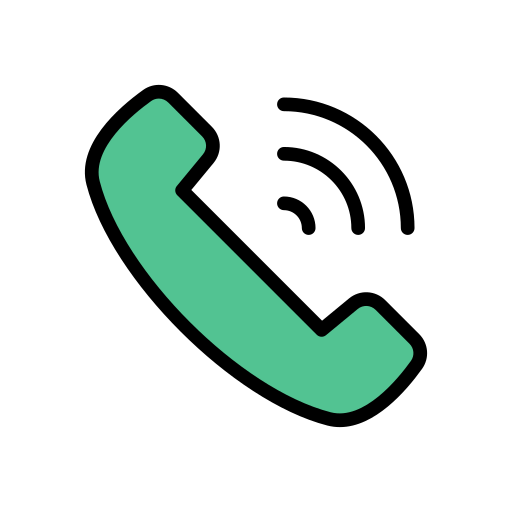 Phone call Vector Stall Lineal Color icon