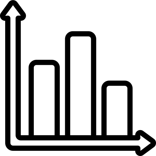 Bar chart free icon Bar chart free icon