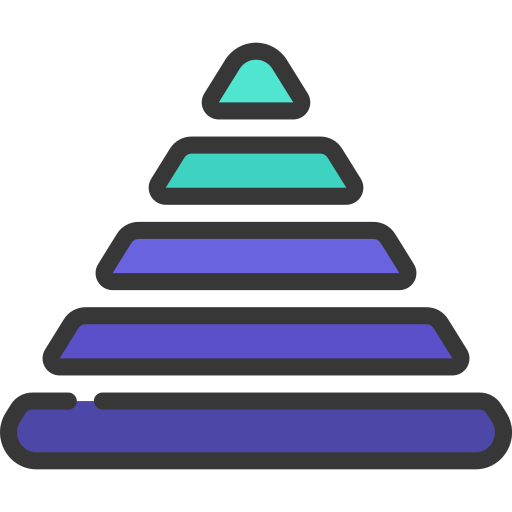 diagramme pyramidal Icône gratuit diagramme pyramidal Icône gratuit