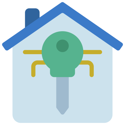 Smart key Juicy Fish Flat icon