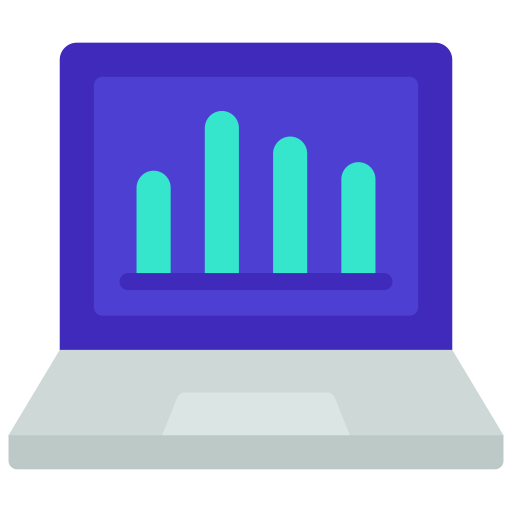 gráfico de barras icono gratis