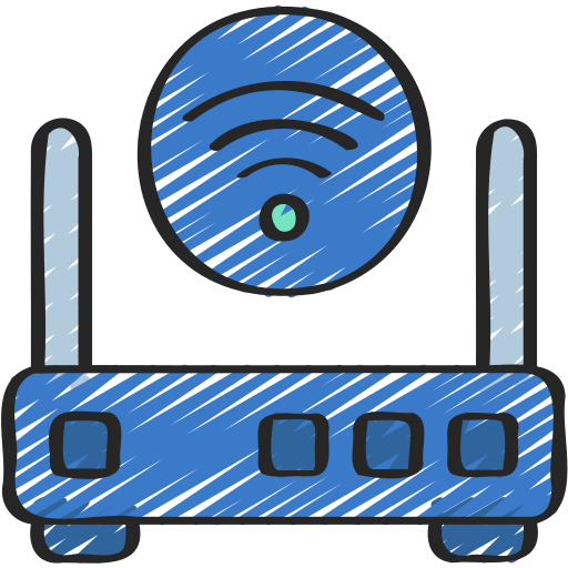 router inalámbrico icono gratis