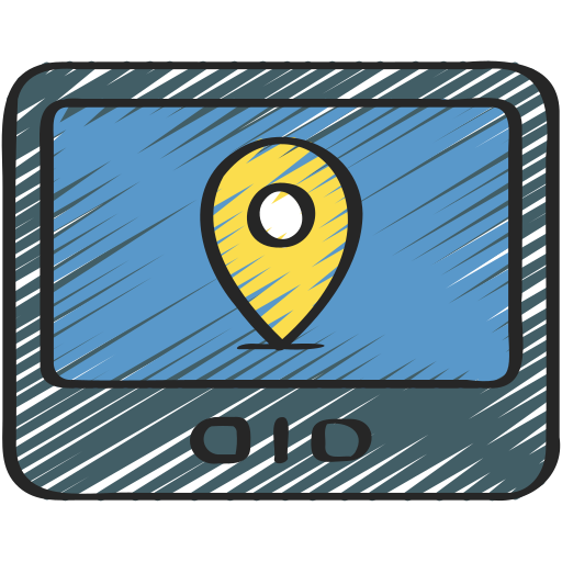 navegador gps icono gratis