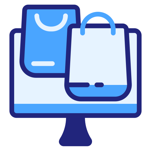 Online shopping Generic Blue icon