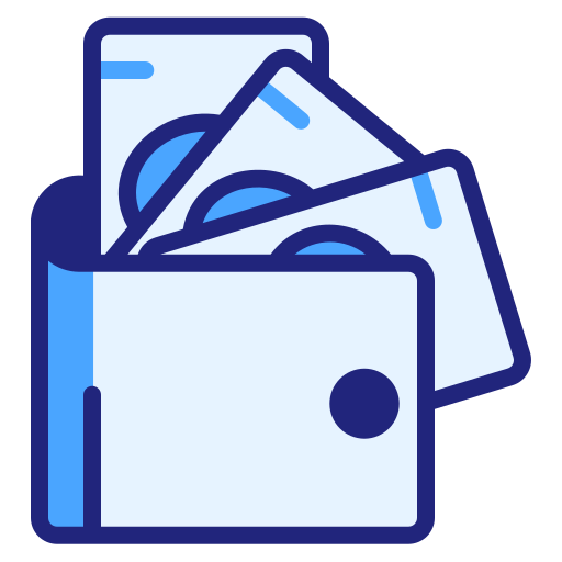 Wallet Generic Blue icon